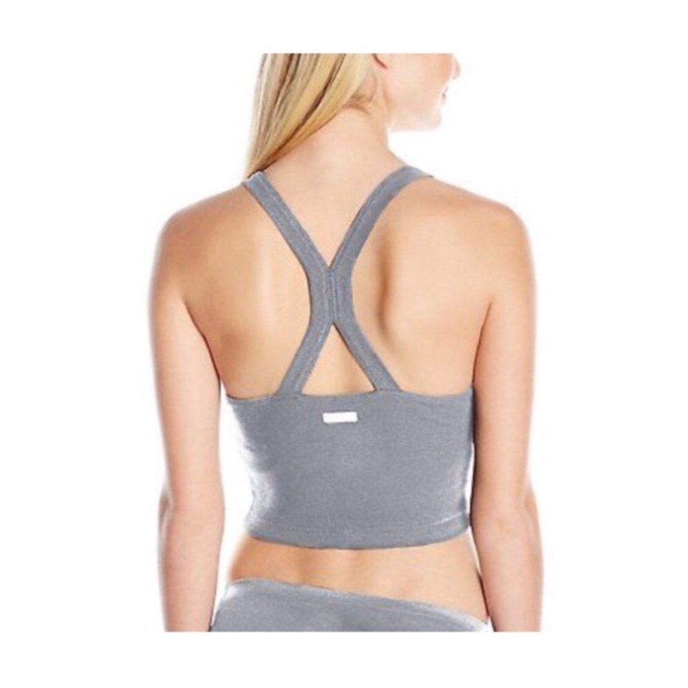 2(X)IST [NWOT] | Racerback Cropped Gray Tank